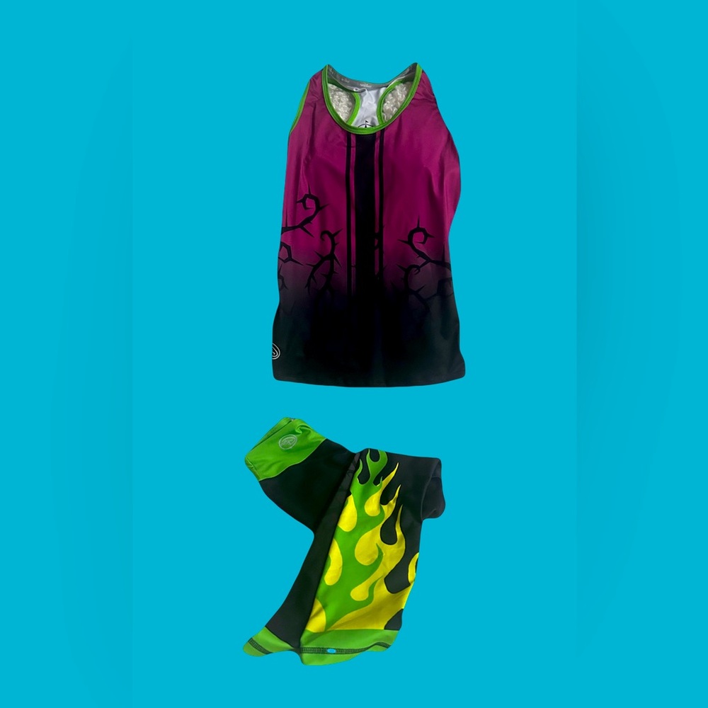 Disney’s Maleficent-XS Spandex/Polyester running clothing-